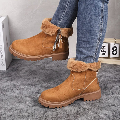 Corinne | Plush & Warm Lined Western Style Winter Boots