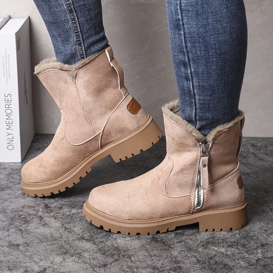 Corinne | Plush & Warm Lined Western Style Winter Boots