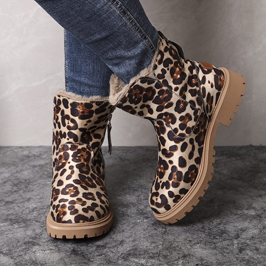 Corinne | Plush & Warm Lined Western Style Winter Boots