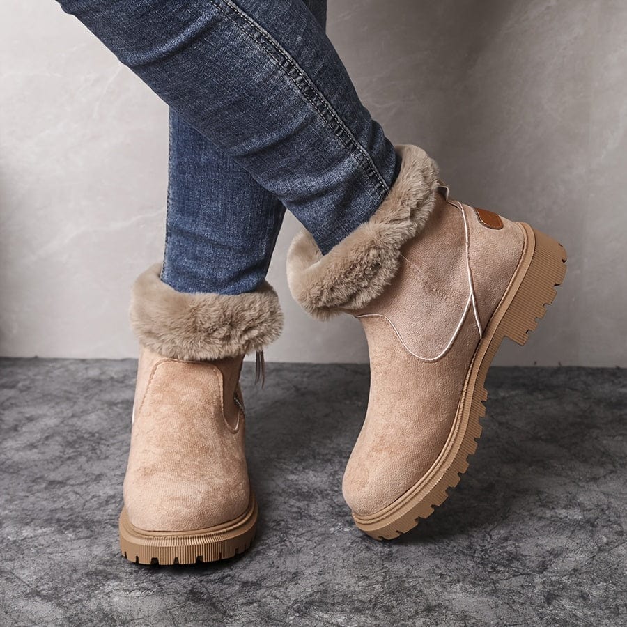 Corinne | Plush & Warm Lined Western Style Winter Boots