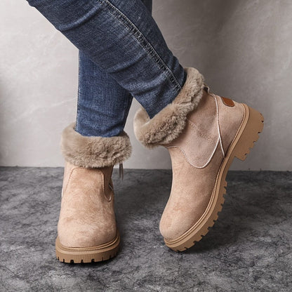 Corinne | Plush & Warm Lined Western Style Winter Boots