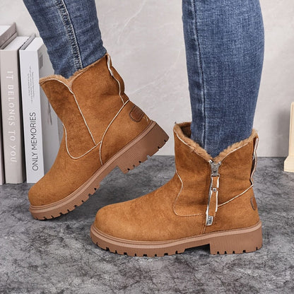 Corinne | Plush & Warm Lined Western Style Winter Boots