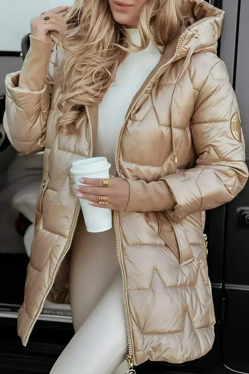 Desiree | Long Insulated Quilted Winter Jacket