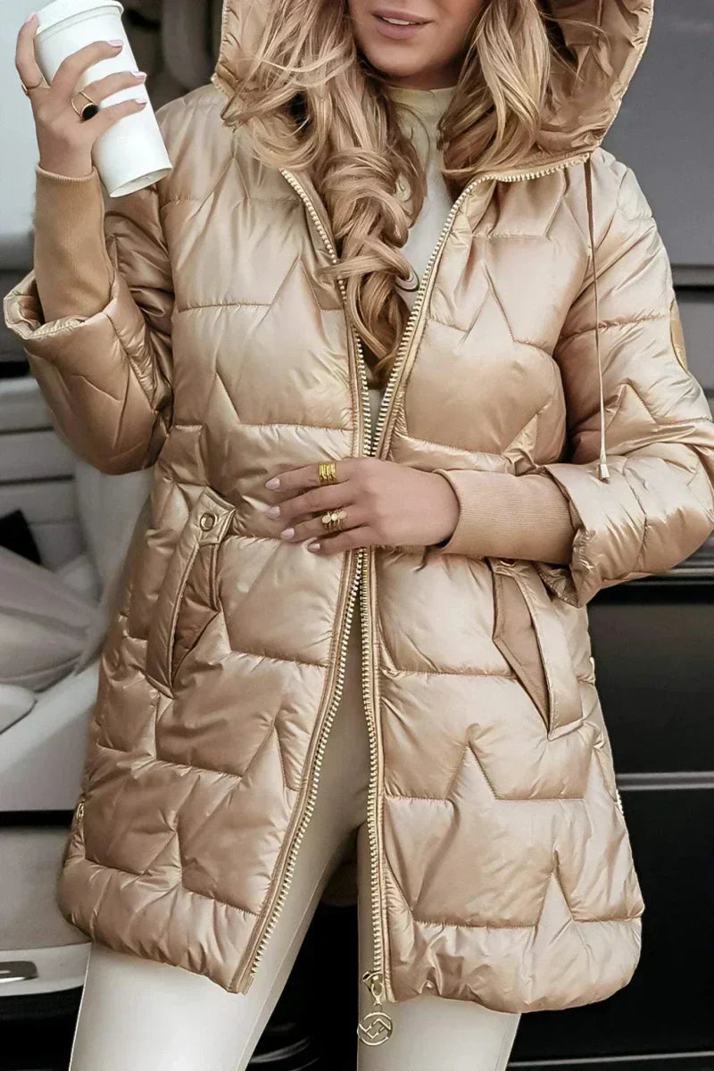 Desiree | Long Insulated Quilted Winter Jacket
