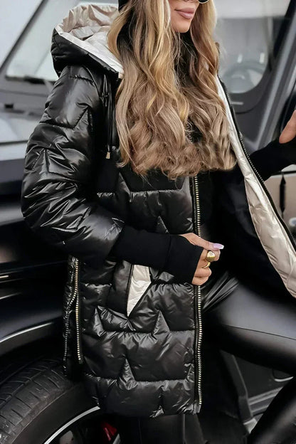 Desiree | Long Insulated Quilted Winter Jacket