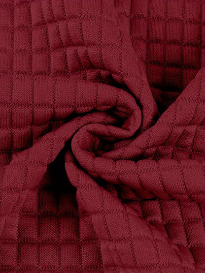 Emilia | Cozy Waffle Texture Hoodie with Front Pocket