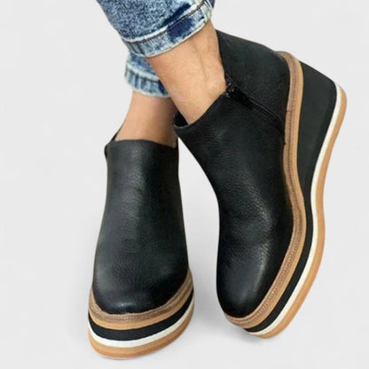 Marjorie | Waterproof Ankle Boots with Side Zipper