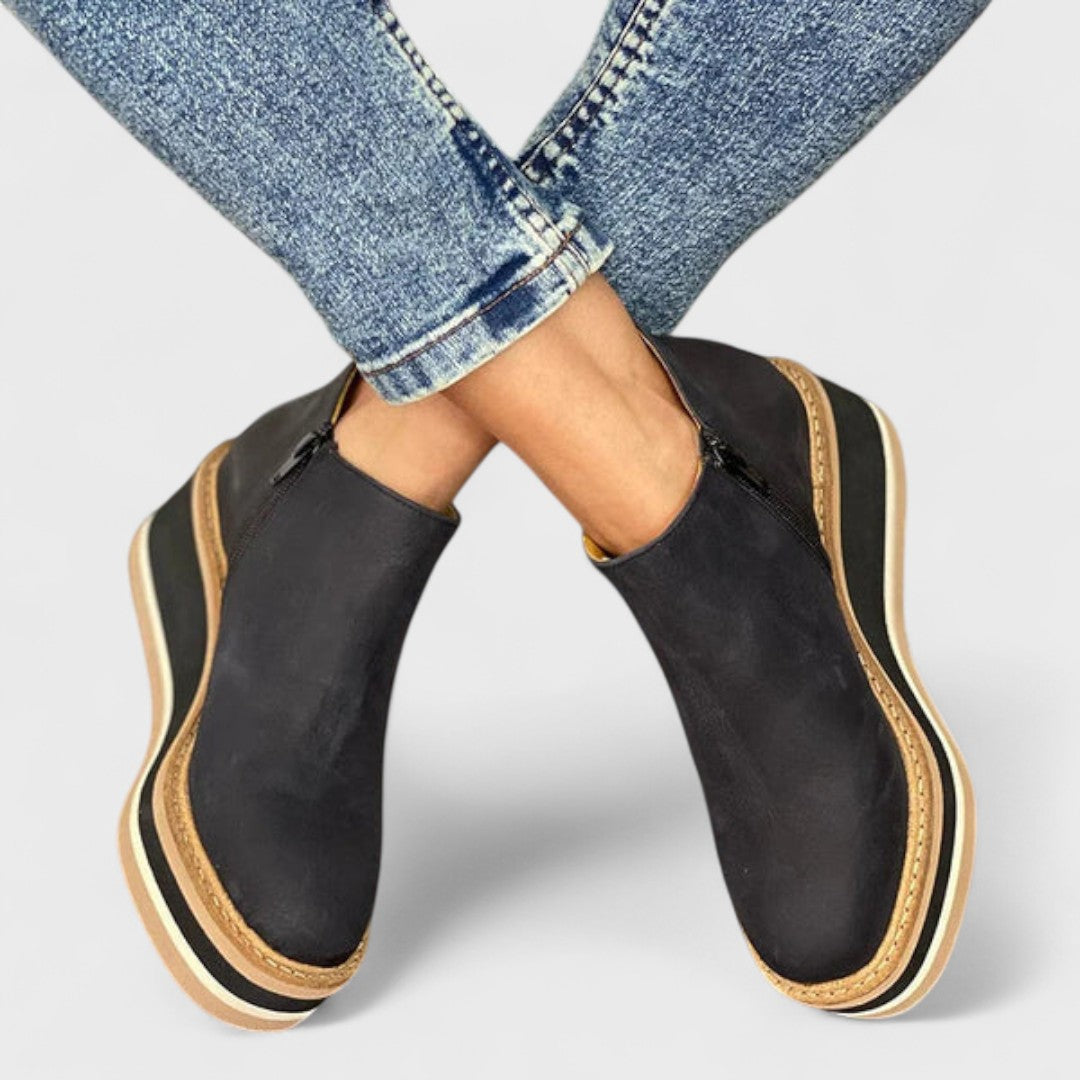 Marjorie | Waterproof Ankle Boots with Side Zipper