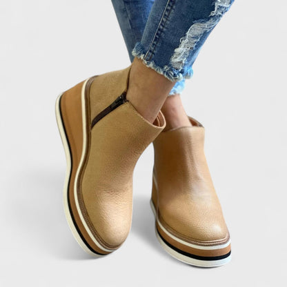 Marjorie | Waterproof Ankle Boots with Side Zipper