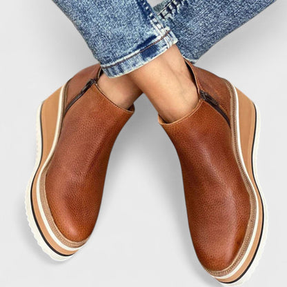 Marjorie | Waterproof Ankle Boots with Side Zipper
