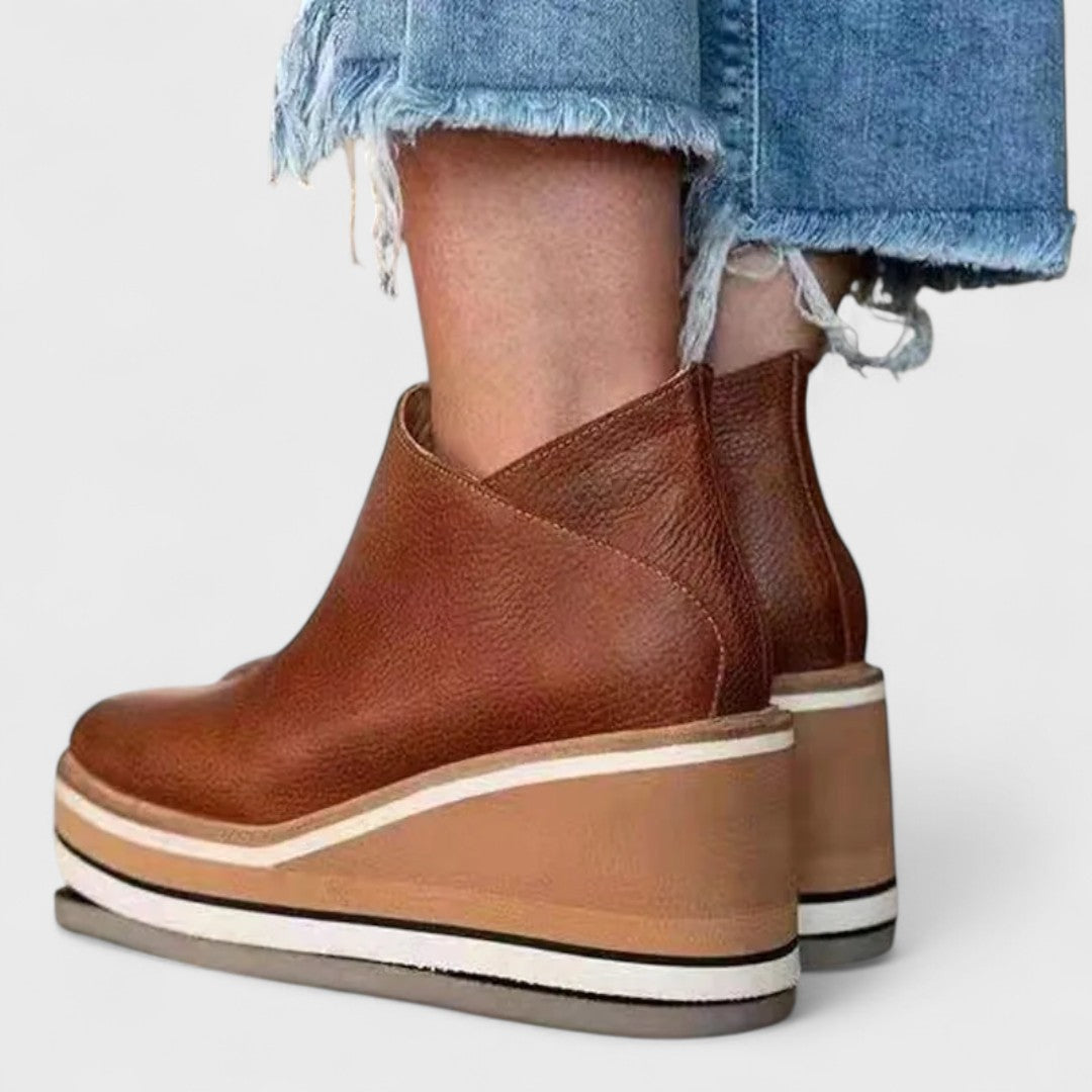 Marjorie | Waterproof Ankle Boots with Side Zipper