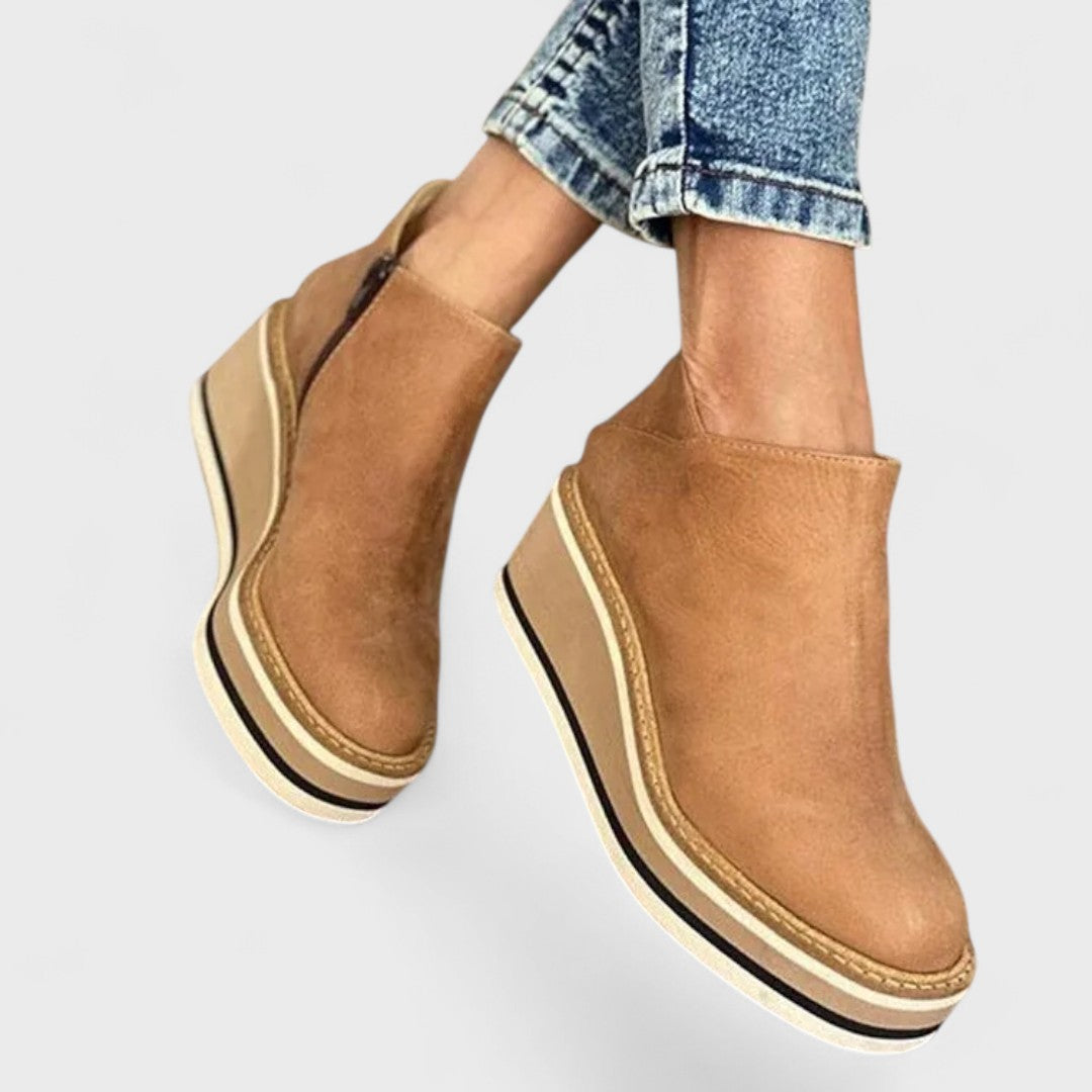 Marjorie | Waterproof Ankle Boots with Side Zipper