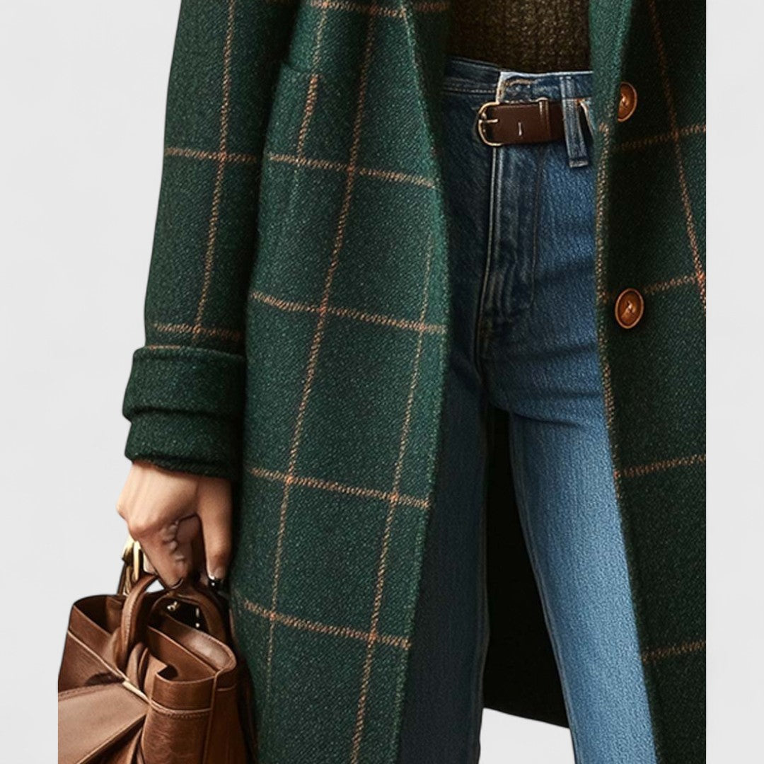 Pearl | Classic Check Tailored Coat