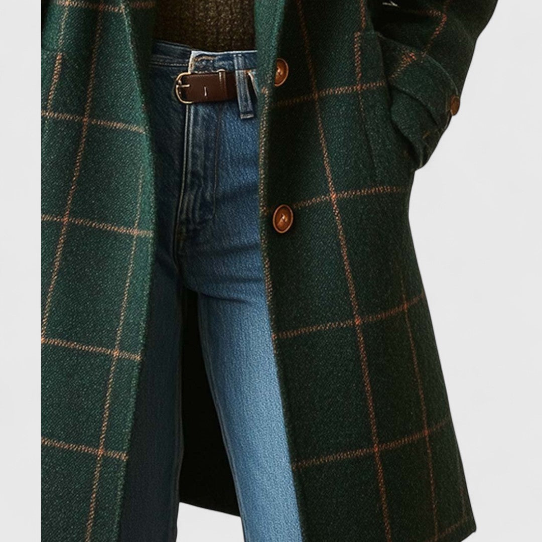 Pearl | Classic Check Tailored Coat
