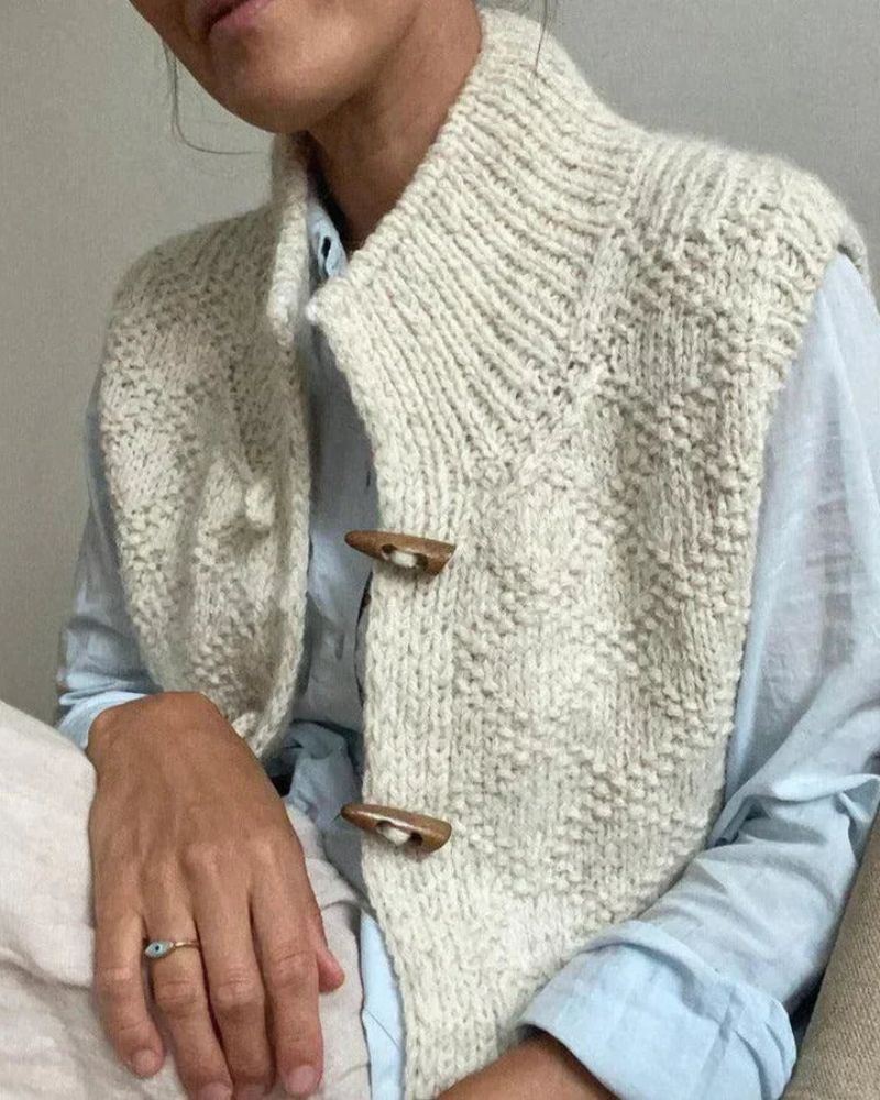 Ramona | Elegant Knit Sleeveless Layering Gilet