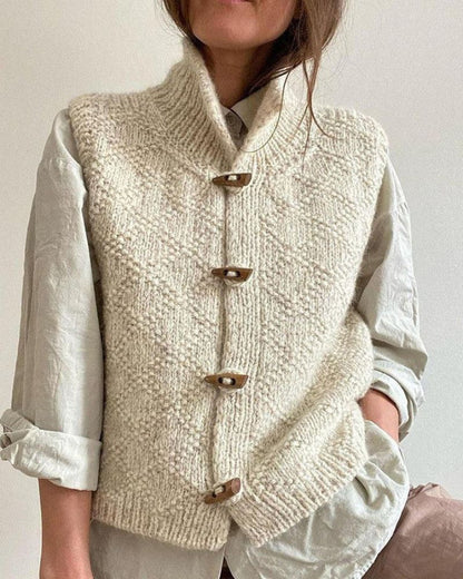 Ramona | Elegant Knit Sleeveless Layering Gilet