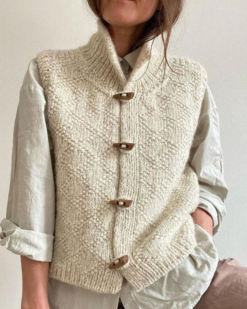 Ramona | Elegant Knit Sleeveless Layering Gilet