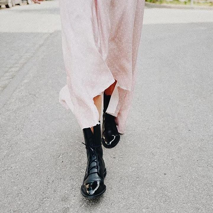 Ruth | Elegant Lace-Up Winter Ankle Boots