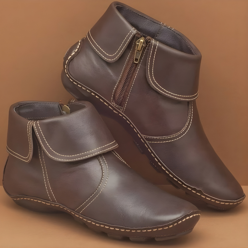 Simone | Elegant Orthopedic Anti-Slip Waterproof Ankle Boots